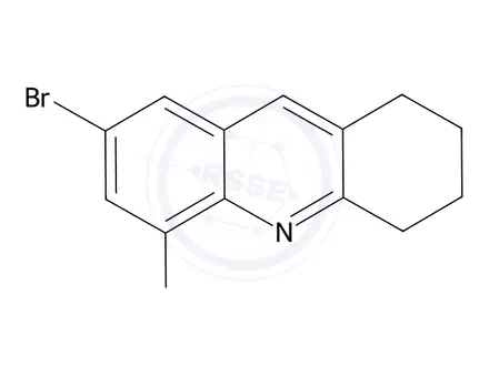 Chemical structure of 5,7-Dibromo-1,2,3,4-tetrahydroacridine