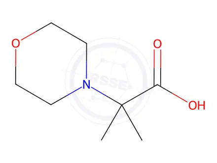 Chemical structure of 2-methyl-2-morpholin-4-ylpropanoate hydrochloride
