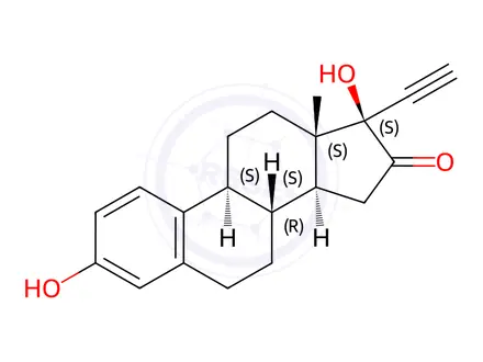 Chemical structure of Ethinylestradiol EP Impurity H