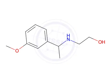 Chemical structure of 2-((1-(3-Methoxyphenyl)ethyl)amino)ethan-1-ol