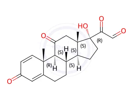 Chemical structure of Prednisone Impurity 3 (Prednisone EP Impurity C)
