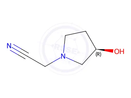 Chemical structure of (R)-2-(3-hydroxypyrrolidin-1-yl)acetonitrile