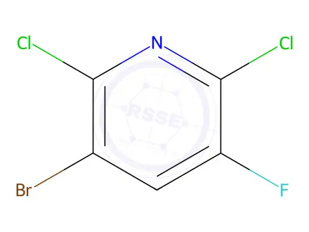 Chemical structure of 3-Bromo-2,6-dichloro-5-fluoropyridine