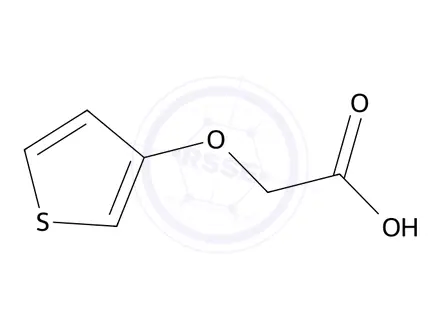Chemical structure of 2-(thiophen-3-yloxy)acetic acid