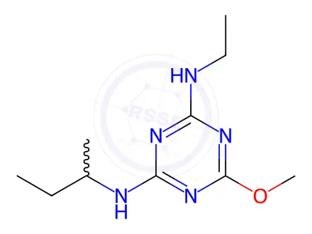 Chemical structure of Secbumeton