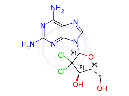 Chemical structure of Adenosine Impurity 168