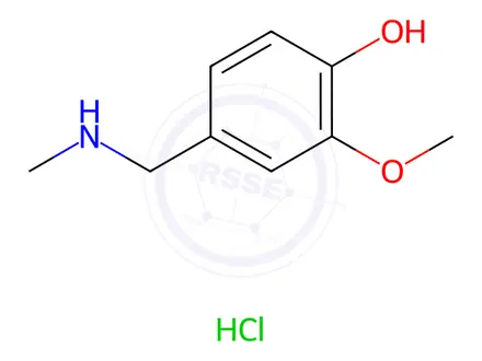 Chemical structure of Dopamine Hydrochloride Impurity 97 Hydrochloride