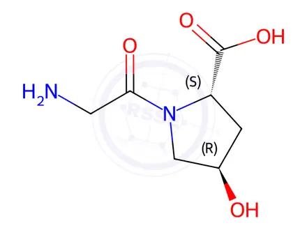 Chemical structure of Oxaceprol Impurity 30