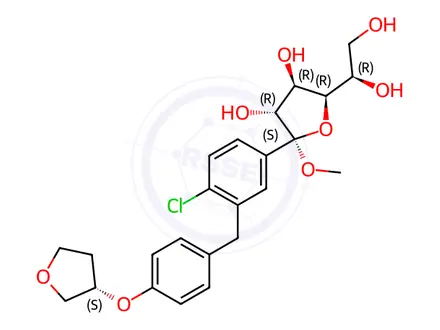 Chemical structure of Empagliflozin Impurity 26