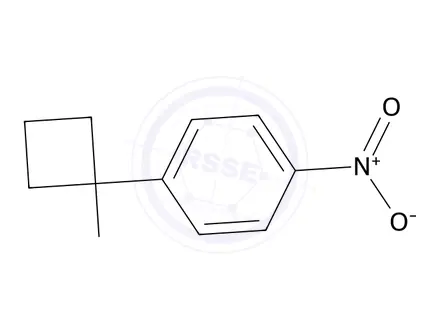 Chemical structure of 1-(4-Nitrophenyl)cyclobutanamine