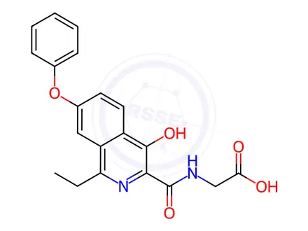Chemical structure of Roxadustat Impurity 203