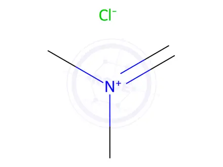 Chemical structure of N-Methyl-N-methylenemethanaminium Chloride