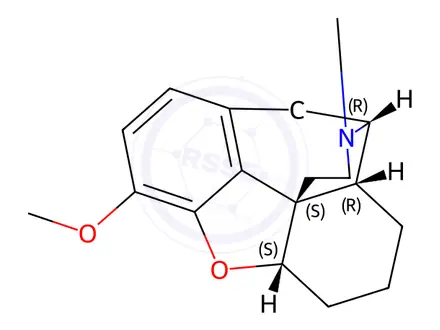 Chemical structure of Desocodeine