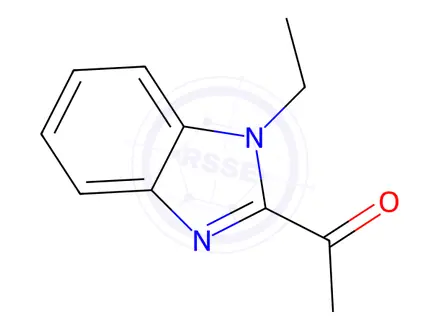 Chemical structure of 1-(1-ethyl-1H-1,3-benzodiazol-2-yl)ethan-1-one