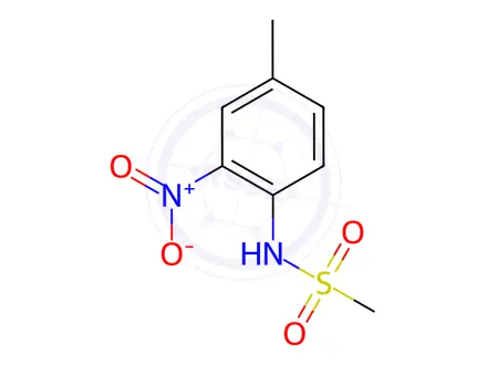 Chemical structure of N-(4-Methyl-2-nitrophenyl)methanesulfonamide