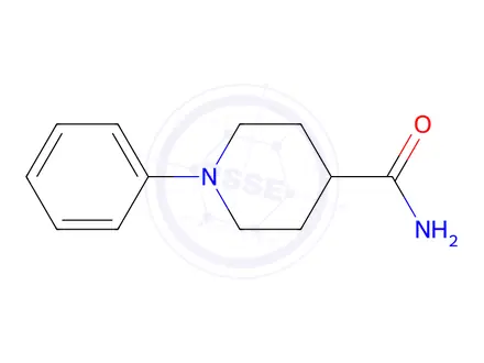 Chemical structure of 1-Phenylpiperidine-4-carboxamide