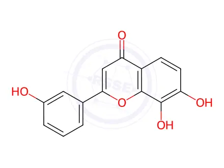 Chemical structure of 7,8,3’-Trihydroxyflavone