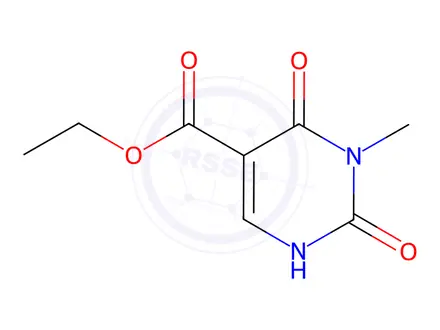 Chemical structure of ethyl 3-methyl-2,4-dioxo-1H-pyrimidine-5-carboxylate