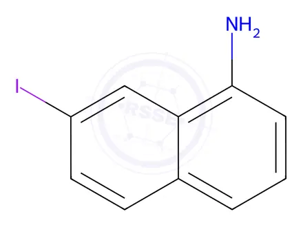 Chemical structure of 7-Iodonaphthalen-1-amine