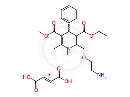 Chemical structure of Deschloro Amlodipine Maleate