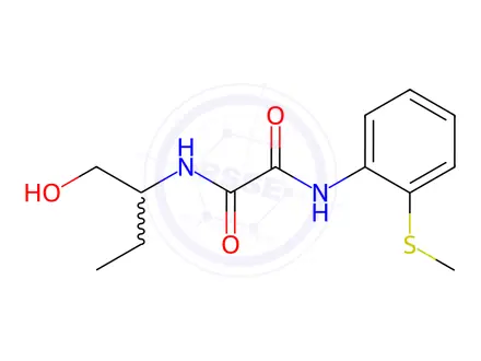 Chemical structure of N1-(1-Hydroxybutan-2-yl)-N2-(2-(methylthio)phenyl)oxalamide