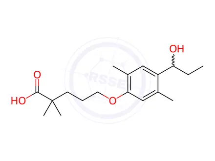 Chemical structure of Gemfibrozil Impurity 13