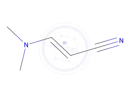 Chemical structure of 2-Propenenitrile, 3-(dimethylamino)-, (2E)-