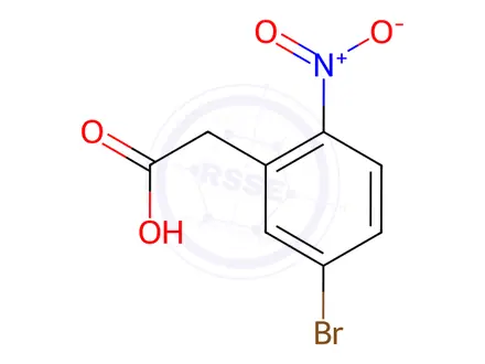 Chemical structure of 2-(5-Bromo-2-nitrophenyl)acetic acid