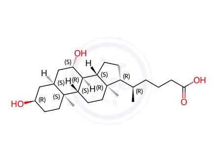 Chemical structure of Ursodeoxycholic Acid Impurity 53