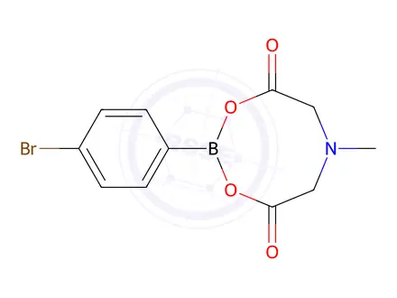 Chemical structure of 8-(4-Bromocyclohexyl)-4-methyl-2,6-dioxohexahydro-[1,3,2]oxazaborolo[2,3-b][1,3,2]oxazaborol-4-ium-8-uide