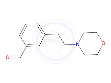 Chemical structure of 3-(2-Morpholinoethyl)benzaldehyde
