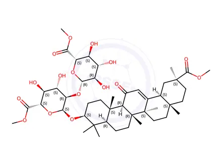 Chemical structure of Magnesium Isoglycyrrhetinic Acid Impurity 4