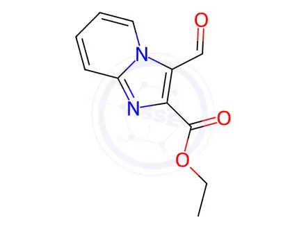 Chemical structure of ethyl 3-formylimidazo[1,2-a] pyridine-2-carboxylate