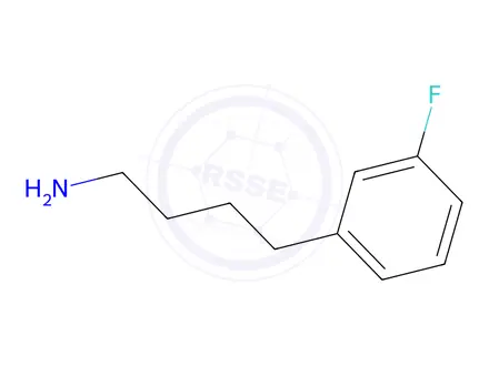 Chemical structure of 4-(3-Fluorophenyl)butan-1-amine