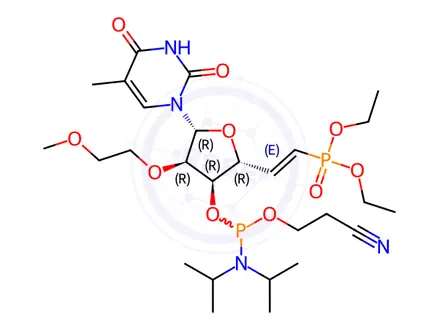 Chemical structure of Uracil Impurity 68