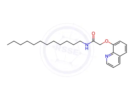 Chemical structure of N-Dodecyl-2-(quinolin-8-yloxy)acetamide