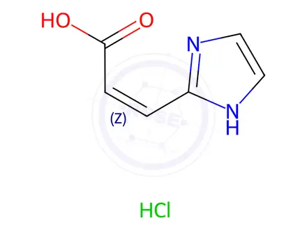 Chemical structure of (Z)-3-(1H-Imidazol-2-yl)acrylic acid hydrochloride