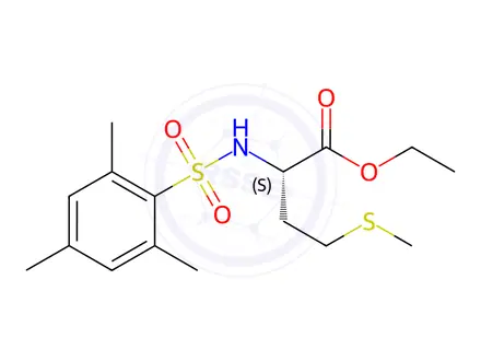 Chemical structure of 1188362-93-7 Ethyl N-(mesitylsulfonyl)methioninate
