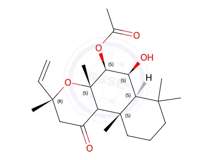 Chemical structure of 1,9-Dideoxyforskolin
