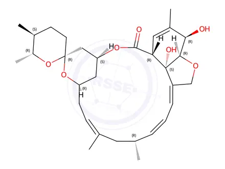 Chemical structure of Milbemycin