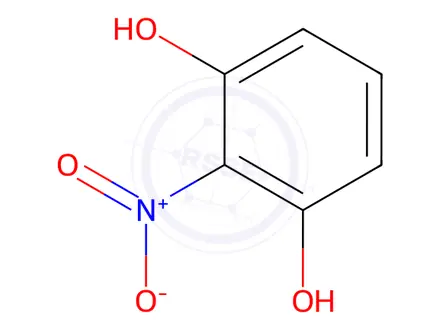 Chemical structure of 2-Nitroresorcinol