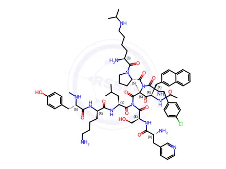 Chemical structure of Abarelix Impurity 2
