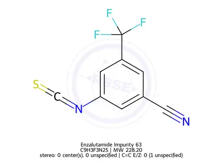 Chemical structure of Enzalutamide Impurity 189