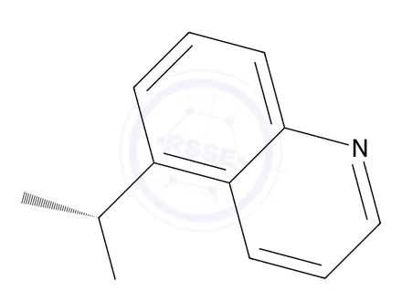 Chemical structure of (R)-1-(Quinolin-5-yl)ethan-1-amine
