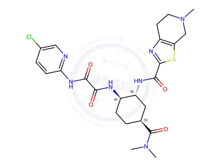 Chemical structure of Edoxaban (1R,2R,4S) Isomer(4-Methylbenzenesulfonate)
