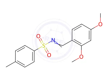 Chemical structure of N-(2,4-Dimethoxybenzylidene)-4-methylbenzenesulfonamide