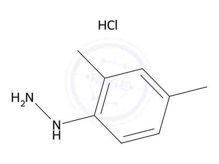 Chemical structure of 2,4-Dimethylphenylhydrazine hydrochloride