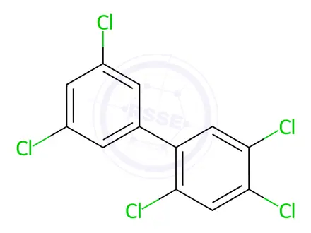 Chemical structure of 2,3',4,5,5'-Pentachlorobiphenyl