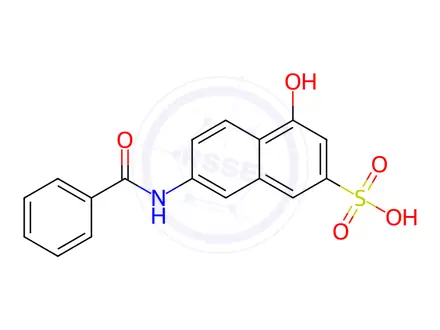 Chemical structure of Benzoyl J acid
