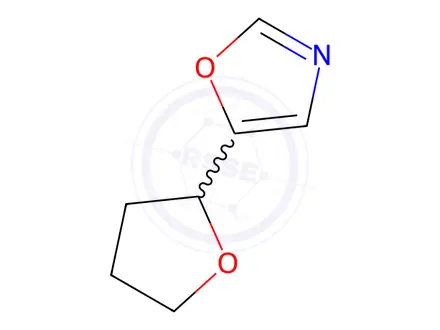 Chemical structure of 5-(oxolan-2-yl)-1,3-oxazole